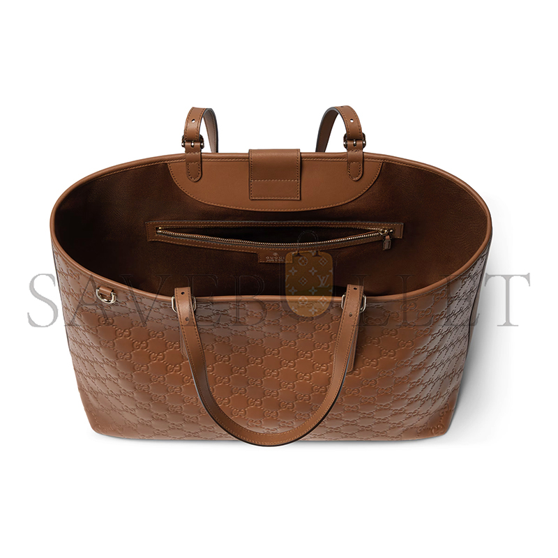GUCCI GG EMBLEM LARGE TOTE BAG 847455 (37*31*16cm)
